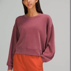 softstreme oversized cropped crew